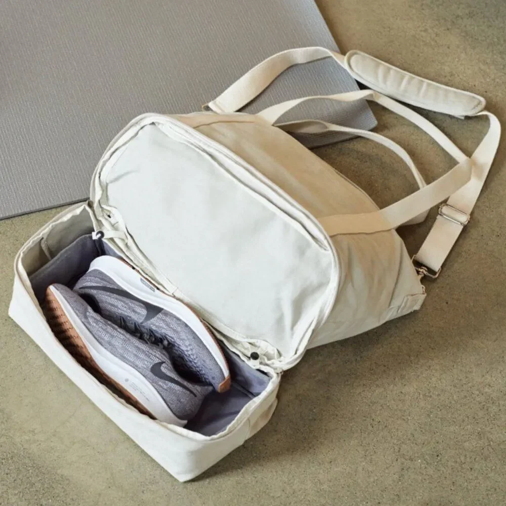 Lo & Sons The Catalina Deluxe Cotton Canvas Travel Tote & Weekender Bag